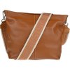 NovaKabelka.sk Prisca Camel s prídavným popruhom IV kožená talianska crossbody kabelka camel