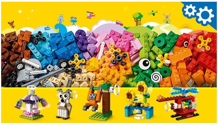 LEGO® Classic 10712 Kocky a ozubené kolieska od 35,18 € - Heureka.sk