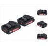 Metabo Súprava batérií Metabo 2x Li-Power akumulátor 18 V 2,0 Ah CAS Li-Ion ( 2x 625596000 ) s indikátorom stavu nabitia