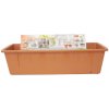 Nohel Garden Truhlík FRAJMAN samozavlažovací plastový terakota - 60x15cm