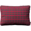 Dekoria Gabika so šnúrkou, obliečka 60x40cm, červeno-zelené káro, 60 x 40 cm, Quadro, 126-29