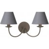 Lucide 31233/02/41 CAMPAGNE Wall Light 2xE14 (Shade 61009/16/36)