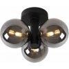 LUCIDE 74116/03/30 TRUDY stropné svietidlo D280mm 3xG9 IP44 čierna, dymová