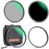 K&F Concept K&F 62mm Magnetic 3pcs Filter Kit, MCUV+CPL+ND1000+Filter Ring, HD, Waterproof, Anti Scratch, Green