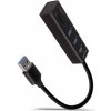 AXAGON HMA-CR3A 3x USB-A + SD/microSD, USB3.2 Gen 1 hub, metal, 20cm USB-A cable