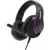 Marvo H8618, slúchadlá s mikrofónom, ovládanie hlasitosti, čierna, 2.0, podsvietené, USB H8618 BK