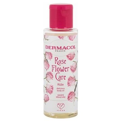 Dermacol Rose Flower Care 100 ml regenerační tělový olej pro ženy