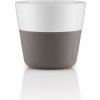 Eva Solo Hrnček x so silikónovým uzáverom sivý 2 x 230 ml