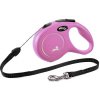 Flexi Classic samonavíjacie vodítko S lanko ružové 8 m do 12 kg