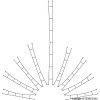 Viessmann Trolej traťová 165,5 mm 5 ks HO