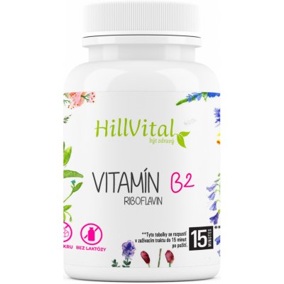 HillVital Vitamín B2 100 kapsúl