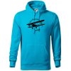 Still Plays With Planes - Mikina pánska Cape s kapucňou - 2XL ( Svetlý tyrkys )