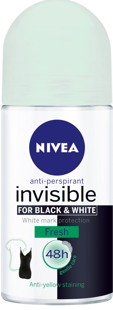 Nivea Invisible for Black & White Fresh roll-on 50 ml