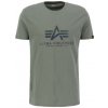 Alpha Industries tričko pánske Basic T Rainbow Reflective Vintage Green Veľkosť: M, Farba: zelená