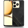 Picasee silikónový čierny obal pre Realme C53 - Black tile