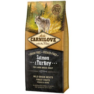Carnilove Salmon & Turkey for Large Breed Adult Grain free 12 kg