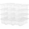 Artenat Úložný box Rose (súprava 12 ks), 35 cm, biela