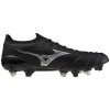 Mizuno MORELIA NEO IV JAPAN MIX čierna / strieborná, UK 11, EU 46, US 12, 30 cm