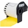 PRINTLINE kompatibilné etikety s Brother DK-22606, žltá filmová rolka 62 x 15,24m 100% novy kompatibil