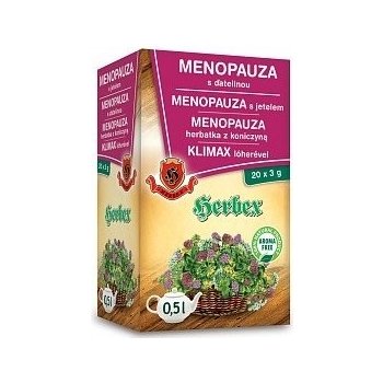 HERBEX MENOPAUZA s ďatelinou bylinná zmes wellness tea 20 x 3 g