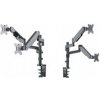 Manhattan Dual Mount, Two gas-spring jointed arms, for two 17
