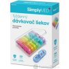 SimplyMED Týždenný dávkovač liekov otvárací, model 21010, 1x1 ks