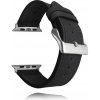 LAVVU Černý kožený řemínek Top Grain pro APPLE WATCH 38-40 mm LSXABS1