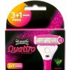 Wilkinson Sword Quattro For Women náhradné brity 3+1 ks