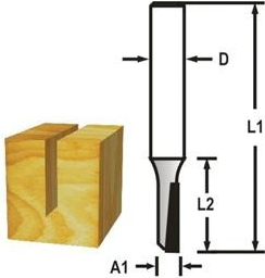 MAKITA D-47400 Drážkovacia fréza - p.6,0mm/19mm stopka 8 mm