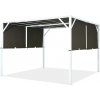 Garden Point Santorini 3 x 3 m bielo-hnedá