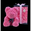Medvídárek BIG Romantic medvedík z ruží 40cm darčekovo balený - ružový