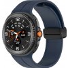 Remienok Bizon Strap Watch Silicone L Samsung Galaxy Watch 8 40mm/44mm/8 Classic 46mm modrý