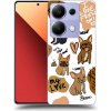 Picasee silikónový čierny obal pre Xiaomi Redmi Note 13 Pro 4G - Frenchies
