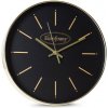 Nástenné hodiny GIFT 75 čierne / zlaté