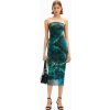 šaty Desigual Swim dress verde alga velikost: XS