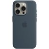 Apple iPhone 15 Pro Silicone Case with MagSafe Storm modré MT1D3ZM/A