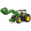Bruder 3151 Traktor John Deere 7R 350 s čelním nakladačem
