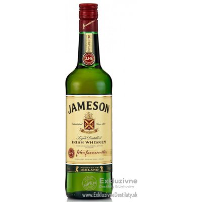 Jameson 40% 0,7 l (čistá fľaša)