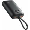 SWISSTEN POWER BANK VOLTBOX 35W 10000 mAh S INTEGROVANÝMI KABELY USB-C A LIGHTNING ČERNÁ 22013936 Swissten