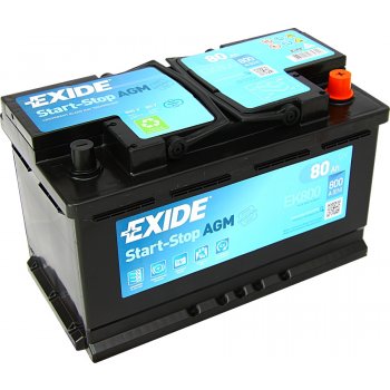 Exide AGM 12V 80Ah 800A EK800