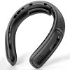 Techsuit - Neck Fan (S11) - Portable, Silicone Support, 4x Airflow, Digital Display, 4000mAh, 4800RPM - Black