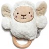 O.B. Designs OB Designs Plyšová hrkálka ovečka, White