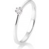 SOFIA DIAMONDS prsteň z bieleho zlata s diamantom 0,05 ct BE41/85770-W