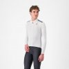 CASTELLI Cyklistický dres s dlhým rukávom zimný - PURO 4 - biela 3XL