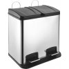 Orion nerezový kôš DUO 2 x 20 l