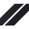 Suchý zip háček + plyš šíře 25 mm Varianta: 2 černá, Balení: 1 m