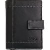 Pánska kožená peňaženka na výšku Segali 7516L čierna