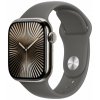 Apple Watch Series 10 42 mm Cellular prírodný titán so skalne sivým športovým remienkom S/M MWXD3QC/A