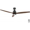 Cecotec 05841, Domáci lopatkový ventilátor, Čierna, Hnedá, Strop, 132 cm, Bezdrôtový, 8 h