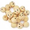 Playbox Korálky dřevěné hlavičky průměr 2,2 cm - obličej 20 ks
